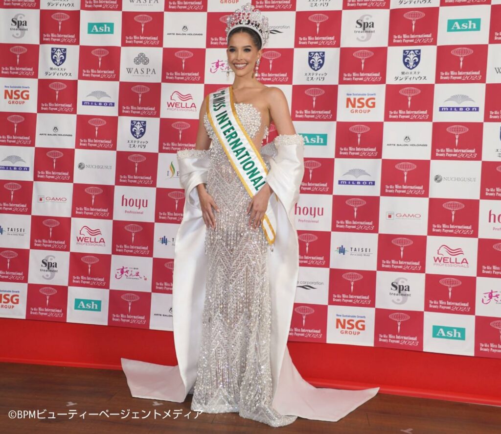 ミス・インターナショナル2023には ベネズエラ代表 アンドレア・ルビオ さんが輝く ビューティーページェントメディア